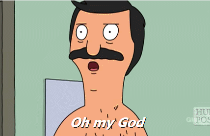 Image result for bob's burgers oh my god gif